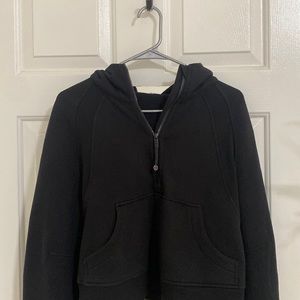 Lululemon Black Scuba Half Zip